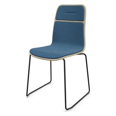 Besucherstuhl Vapaa Kufe hohe Lehne - NST-VAPAA-FRAME-CHAR-CFS-W-HB