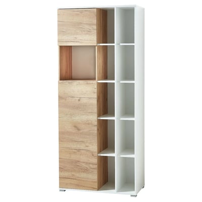 Aktenschrank 4196 Lioni - Weiß/Navarra-Eiche - GER-4196-513