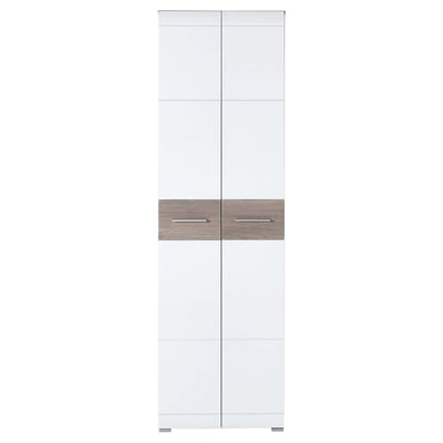 Garderobenschrank 3969 Malou - Nelson-Eiche/Weiß-Struktur - GER-3969-542