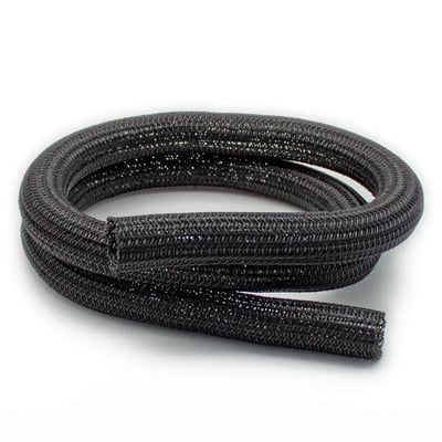 Gewebe-Kabelschlauch 65-125 cm - Schwarz - ITH-EASYT-KSG-MS