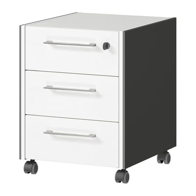 Rollcontainer 4257 Pasadena - Graphit/Weiß - GER-4257-569