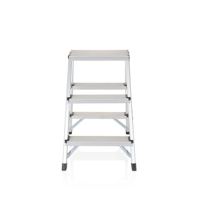Doppelseitige Klappleiter SOLID Aluminium 3 Stufen - HJH-801103