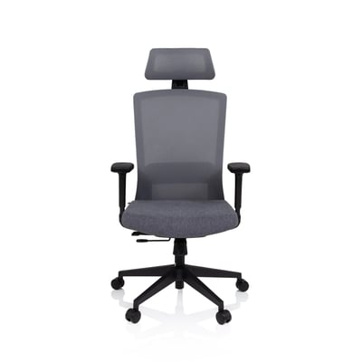 Bürostuhl Drehstuhl CAPTIVO Netzstoff grau - HJH-732107