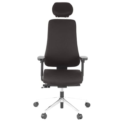 Bürostuhl Chefsessel PRO-TEC 400 Stoff Alu poliert - HJH-PRO-TEC-400
