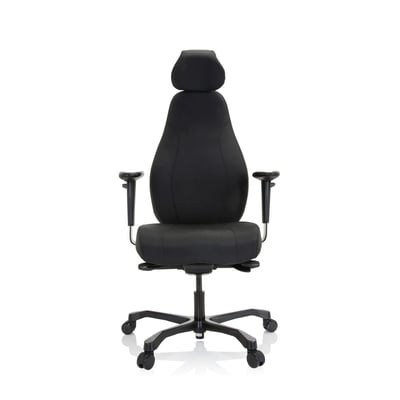 Arbeitsstuhl Chefsessel RESISTIO XXL Stoff schwarz - HJH-608917