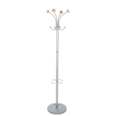 Garderobenständer SPACE silber Stahl - HJH-830028