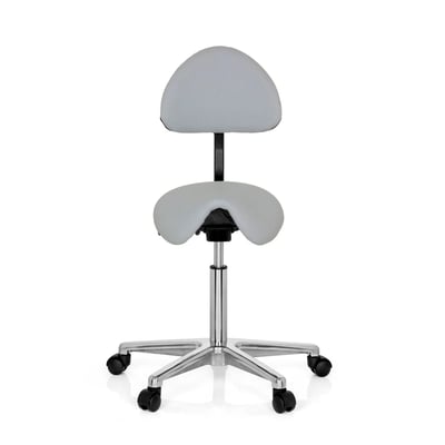 Hocker Drehhocker Arbeitsstuhl Sattel TOP WORK 20 Kunstleder - HJH-WORK-20