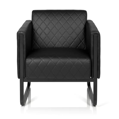 Loungemöbel Antigua Black 1-Sitzer - HJH-713301