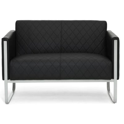 Loungemöbel Antigua Step 2-Sitzer - Schwarz - HJH-713310