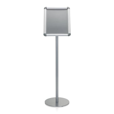 Plakatrahmen Plakatständer AGENDA I silber - HJH-830035