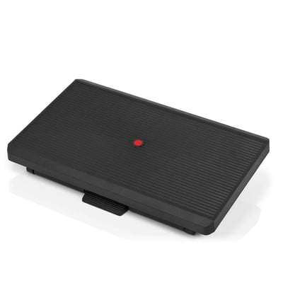 Fußstütze PIEDINO STRIPE PRO schwarz neigbar höhenverstellbar - HJH-721040