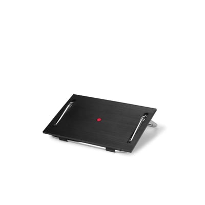 Fußstütze mit zwei Seiten PODI III Kunststoff schwarz - HJH-830017
