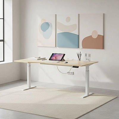 Höhenverstellbarer Schreibtisch Elevate Basic Freiform - GEM-ELEVATE-BASIC-F