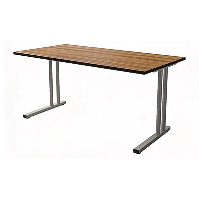 Schreibtisch E10 mit Stahltraverse C-Fuß - NST-E10-ES-DESK-C-LEG