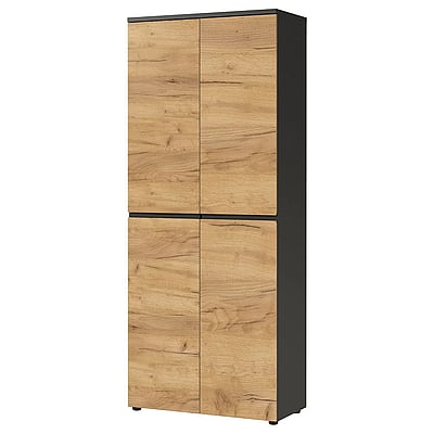 Aktenschrank 4266 Lissabon - Graphit/Navarra-Eiche - GER-4266-549
