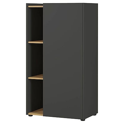 Aktenschrank 2976 Austin - Graphit/Navarra-Eiche - GER-2976-549