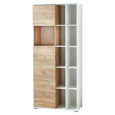 Aktenschrank 4196 Lioni - Weiß/Navarra-Eiche - GER-4196-513