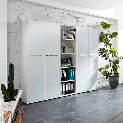 Büro-Set Monteria 2 - Weiß - GER-8059-84