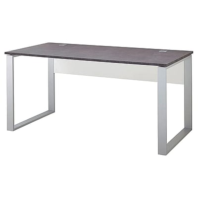 Schreibtisch 4150 Altino - Weiß/Basalto-Dunkel - GER-4150-261