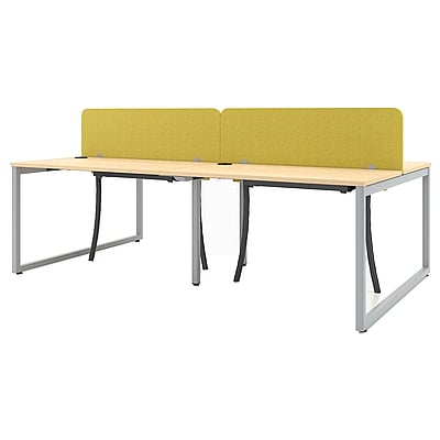 Schreibtisch bSpace Workbench mit Paneel 4er O Fuß - NST-BSPACE-WORKBENCH-4-O-PN