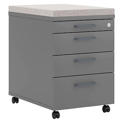 Rollcontainer E10 3S 60 cm - NST-ES-PEDESTAL-MOB-3D-PB-60