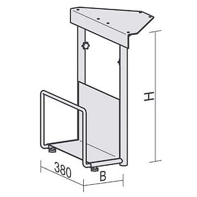 PC Hängehalter C Pro - Silber - GEM-N-500910-S