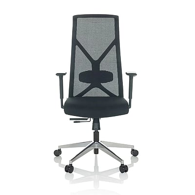 Drehstuhl Bürostuhl AZURRO B Netzstoff Stoff schwarz  - HJH-751014