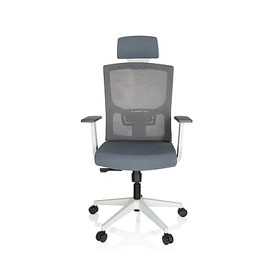 Bürostuhl Drehstuhl CAPTIVO BASE W Stoff Netzstoff grau - HJH-732108
