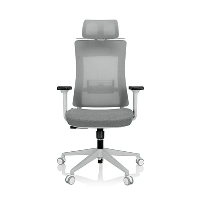 Bürostuhl Drehstuhl COMFIO WMH Netzstoff Stoff grau - HJH-810038