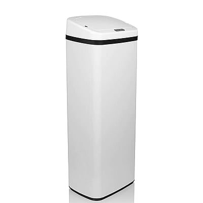 Abfallsammler Mülleimer CLEAN V mit Sensor 50L Stahl - HJH-CLEAN-V