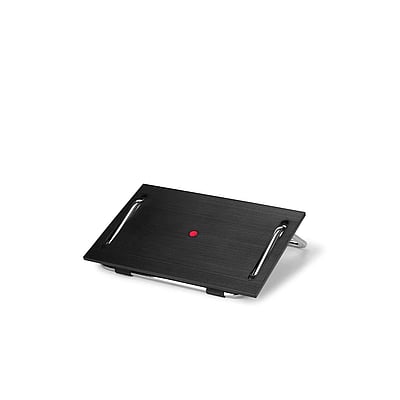 Fußstütze mit zwei Seiten PODI III Kunststoff schwarz - HJH-830017
