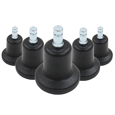 5x Bodengleiter STAND klein No. 10 Stift 10mm 50mm Standfüße (5er Pack) - HJH-619002