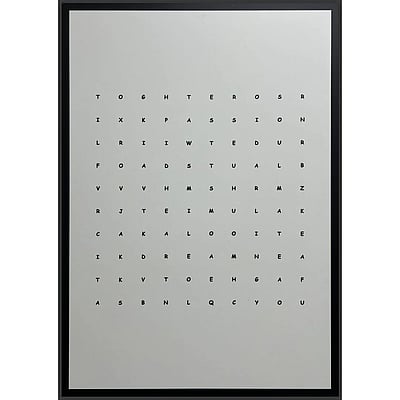 LumiArt LED-Wandbild "Wortsuche"  - VGS-LUMIART07