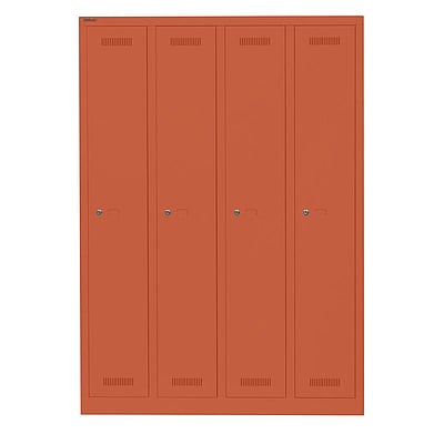 Garderobenschrank Monobloc - 4 Fächer - BIS-Garderobenschrank-Monobloc-4F