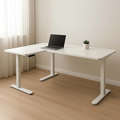 Höhenverstellbarer Schreibtisch Move 3 Premium Eckform - KMA-MV3PE