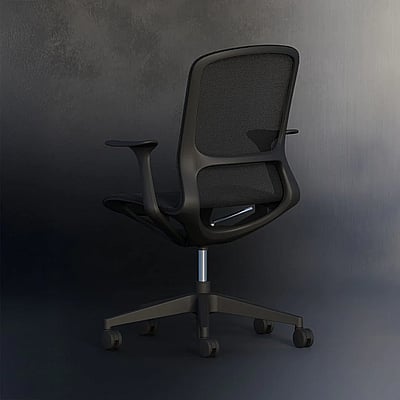 Bürostuhl Airi Mesh Black - NST-AIRI-SWIVEL-CHAIR-MESH-BLACK