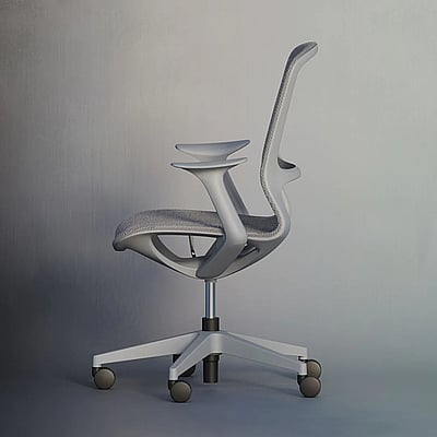 Bürostuhl Airi Mesh Grey - NST-AIRI-SWIVEL-CHAIR-MESH-GREY