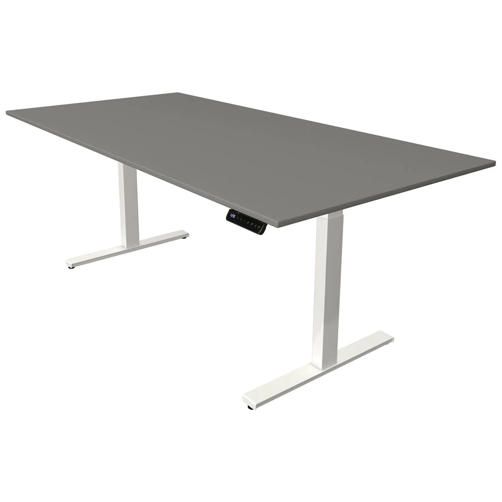 Höhenverstellbarer Schreibtisch Move 3 200 x 100 cm - Graphit/Weiß - KMA-10381612