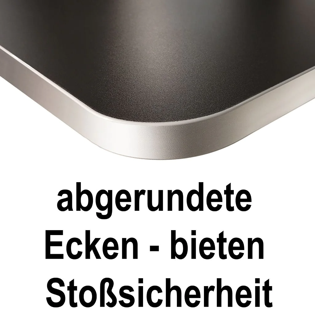 Move 1 Style Schreibtisch, 100-180 cm, elektrisch höhenverstellbar, 1 Motor von Kerkmann - Produktbild 5 von 17