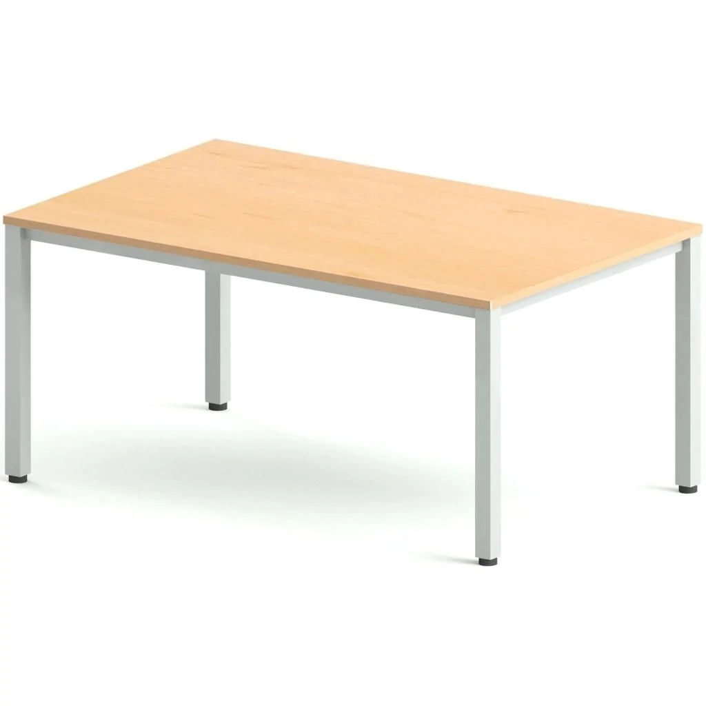Schreibtisch E10 HV 160 x 100 cm QR 4-Fuß - Maple/Chrom - NST-WNIR26HN2NNA-NH000000CR