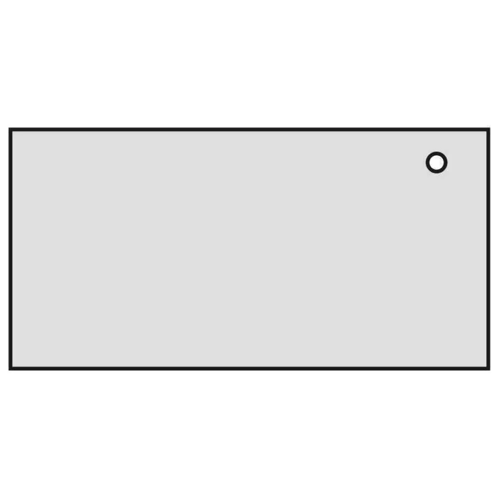 Kabeldurchlass quadratisch 80 mm rechts - Schwarz/Weiß von Deskonia - Produktbild 1 von 4