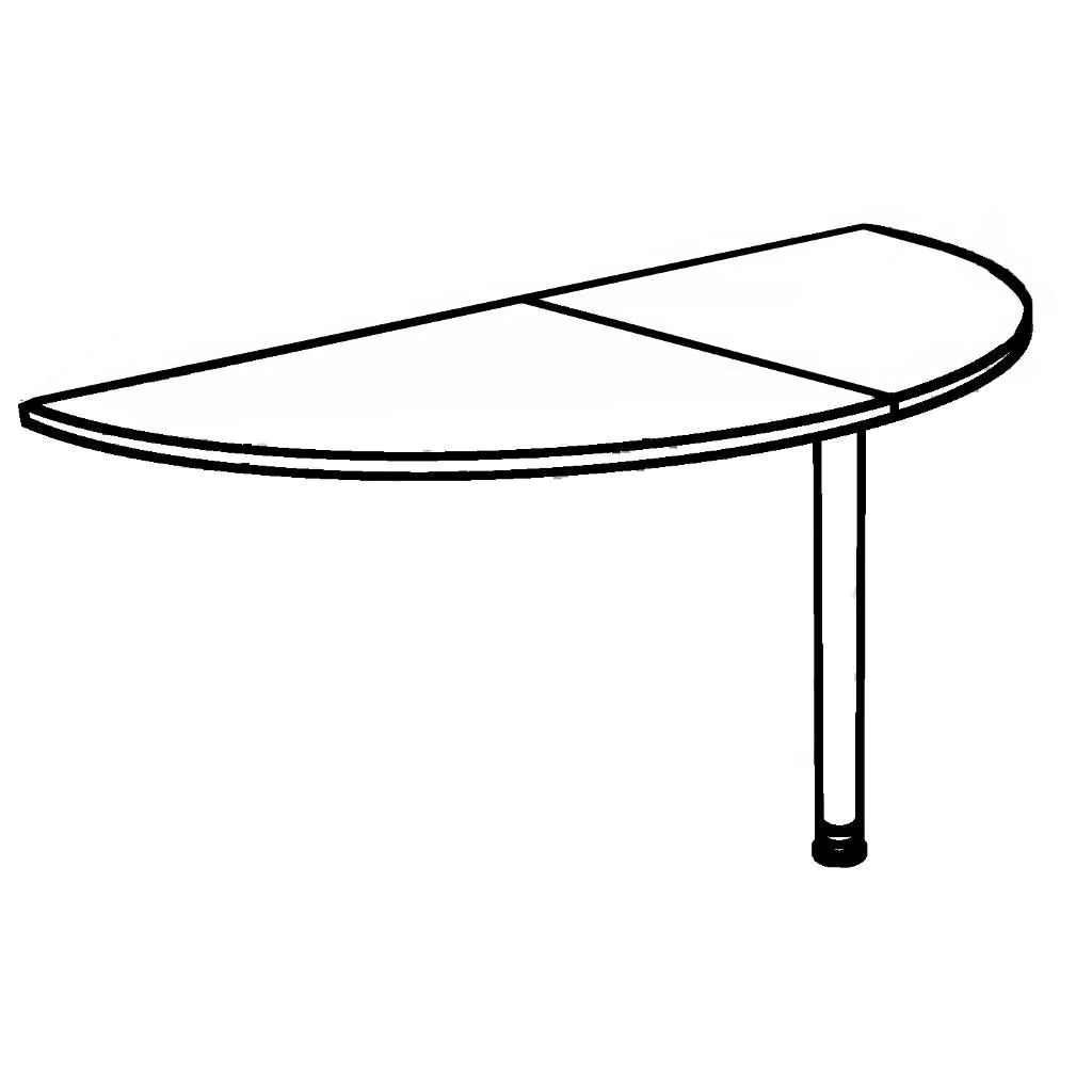 Tischplatte mit Stützfuß von BME express - Produktbild 8 von 8