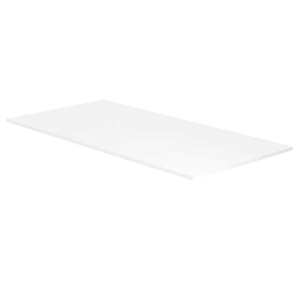 Tischplatte Basic 160 x 80 cm - Kristallweiß - F-BME-TP-W00556-160-80