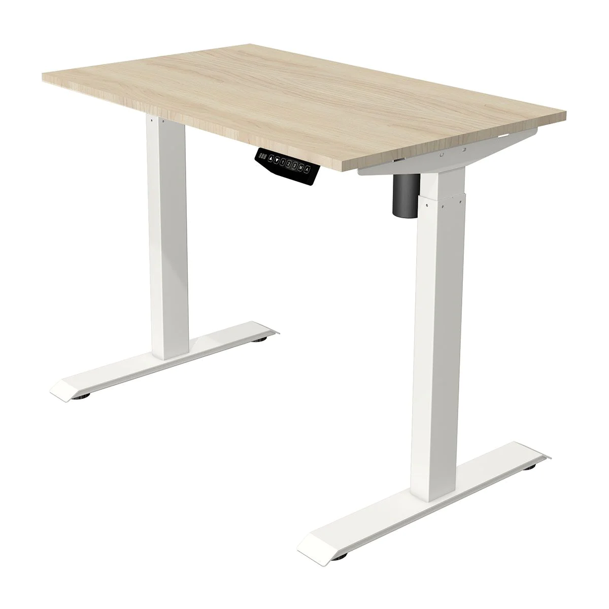 Höhenverstellbarer Schreibtisch Move 1 100 x 60 cm - Ahorn/Weiß - KMA-10388750