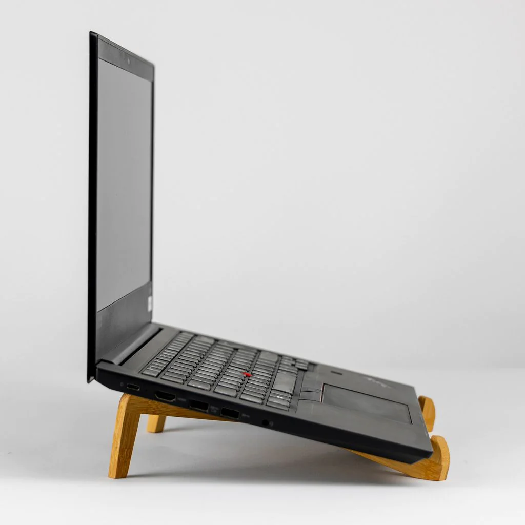 Laptopständer klappbar Bambus von Deskonia - Produktbild 5 von 6