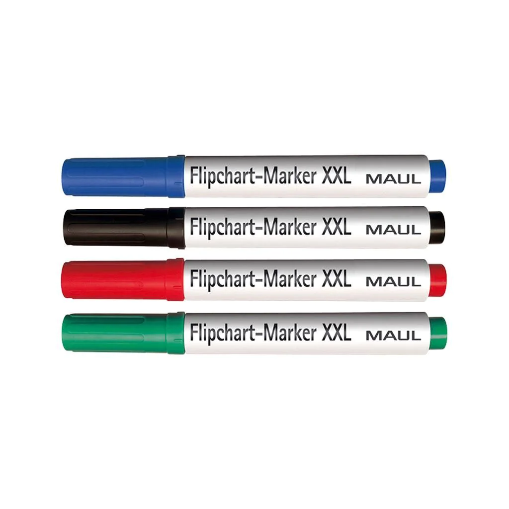 Flipchart-Marker-Set XXL Keilspitze 4-tlg. von Maul - Produktbild 2 von 2