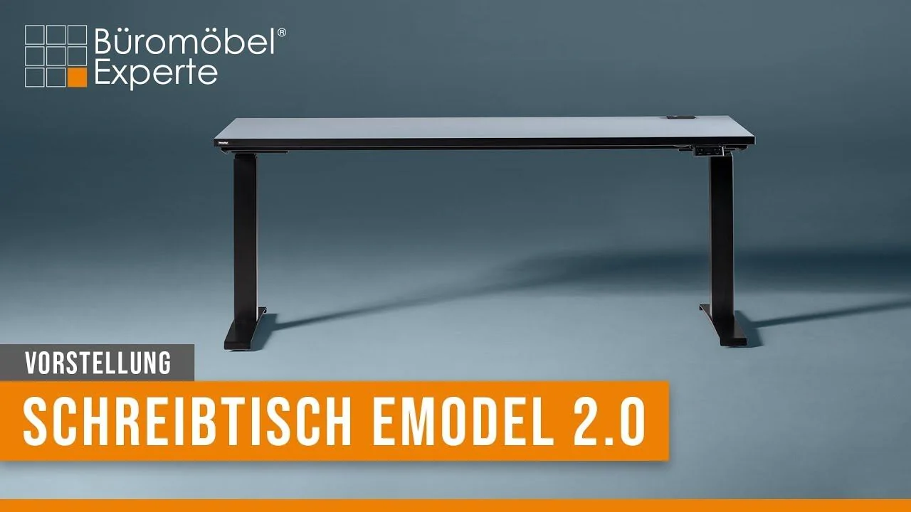 Höhenverstellbarer Schreibtisch eModel 2.0 ➜ Vorstellung, Funktionen + Features