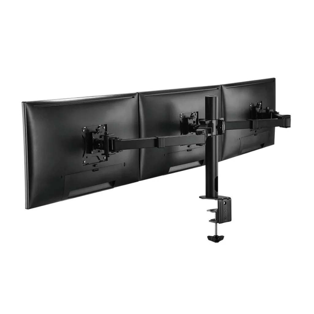 Monitorarm mit Doppelhalterung für mehr Produktivität